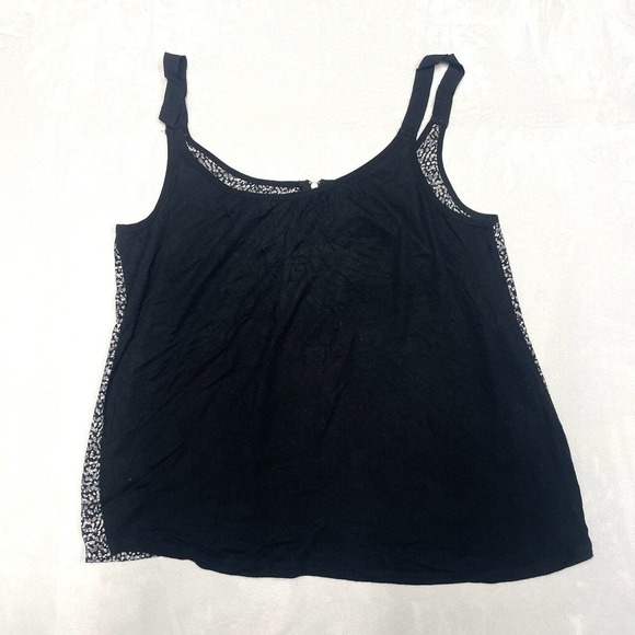 Express Shirt Womens Small Black White Sleeveless Tank Top 1/4 Zip Sheer Ladies - Picture 2 of 6